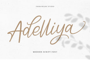 Adelliya Script: A Font That Speaks in Elegance