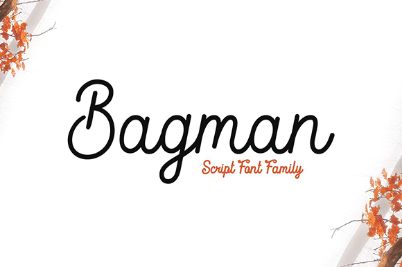 Bagman: A Bold Handwritten Font That Adds Character to Your Designs