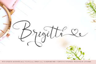 Brigitta: A Delicate Handwritten Font with a Romantic Twist