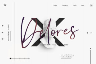 Delores: A Handwritten Font with Organic Charm