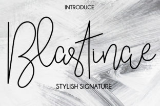Discover the Charm of Blastinae: A Handwritten Font with Playful Energy
