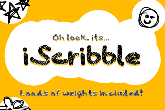 Iscribble: A Whimsical Font for Creative and Practical Use