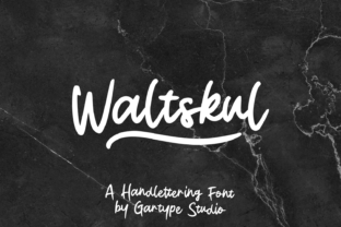 Waltskul: A Bold Handwritten Font for Creative Expression
