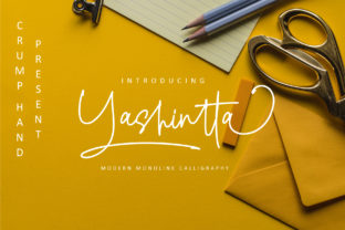 Yashintta Duo: A Handwritten Font Pair That Adds Elegance to Every Project
